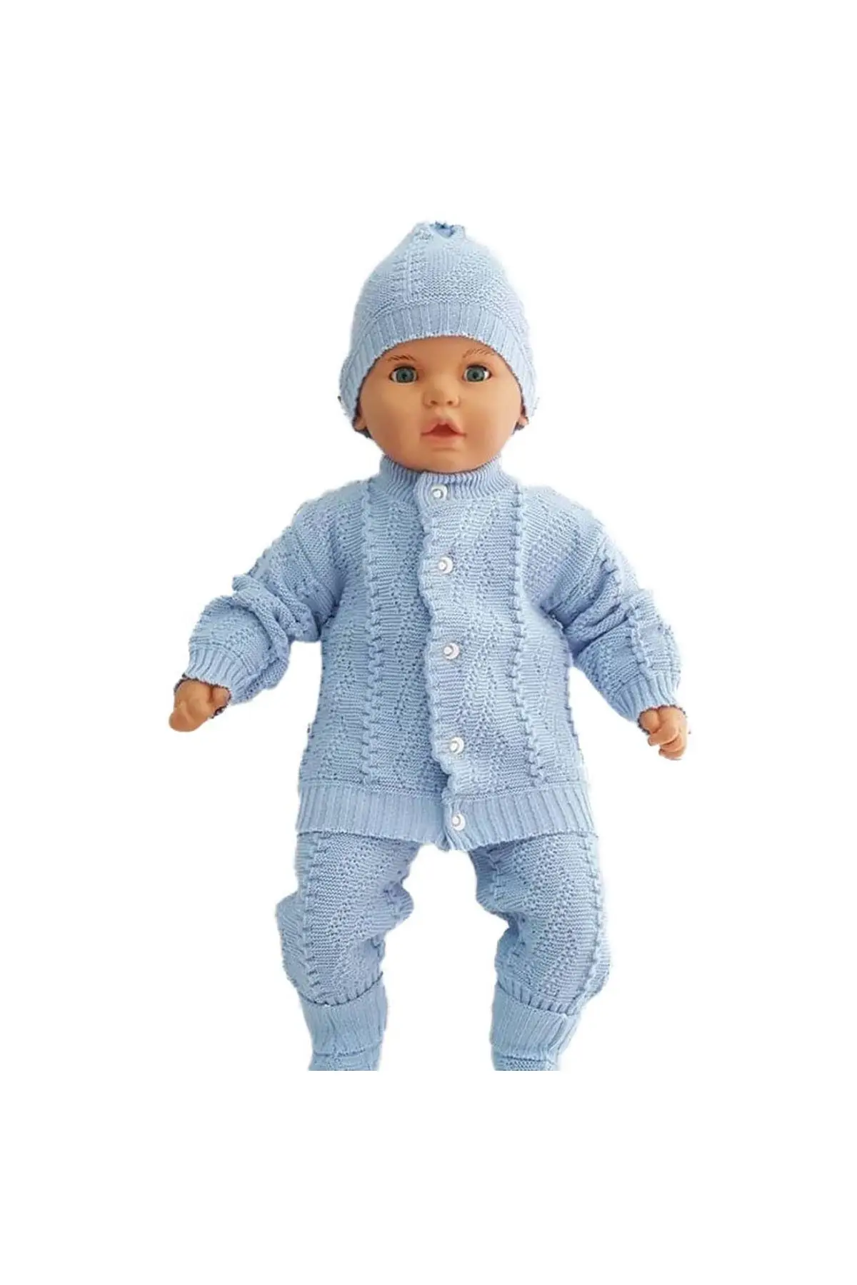 Baby Knitwear 4 pcs Set-Blue