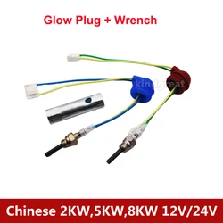 12v 24v 2kw 5kw 8kw chinês estacionamento ar diesel aquecedor pino de fulgor plug para caravana rv caminhão barco semelhante webasto eberspicher