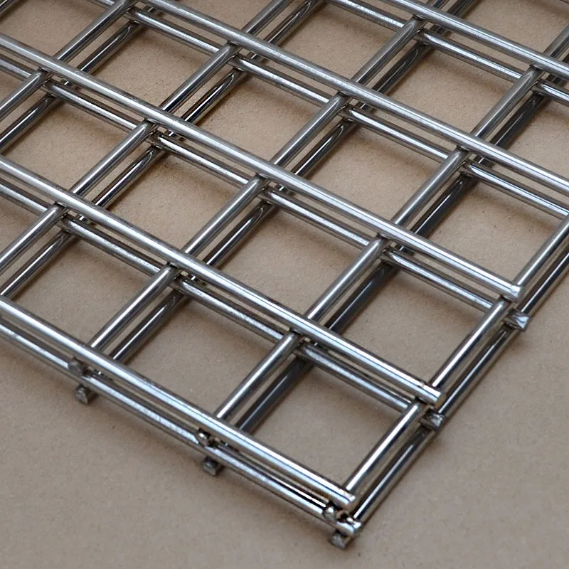 2PCS 100x90cm Wire 5mm Hole10cm Flat Grid SUS304 stainless steel Metal Welded Wire Mesh Display Décor