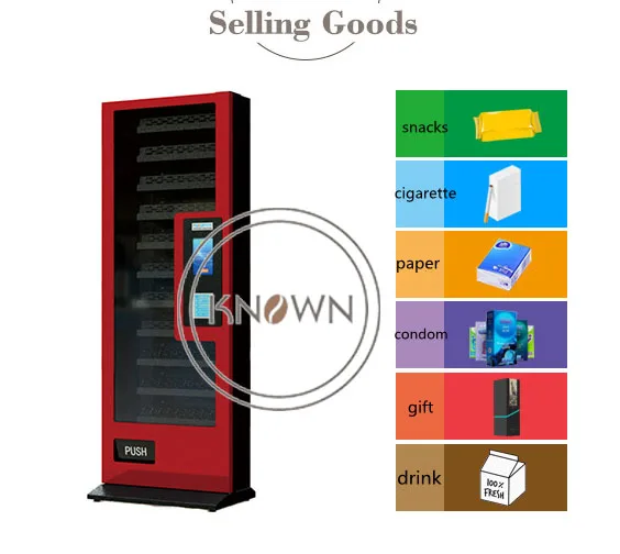 Commercial Vending Machine Large and Smart Food Vender Snack and Drink Vendor for Sale