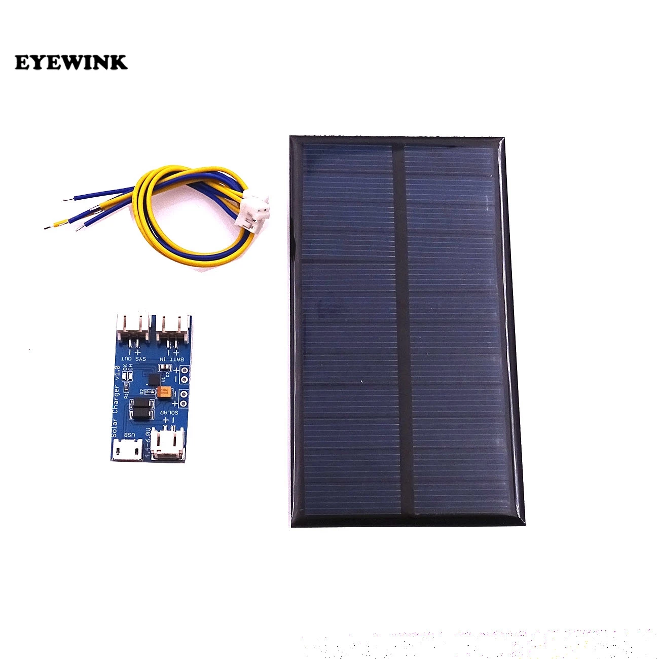 1PCS Mini Mono 110*60MM Solar Panel 5V 60MA for Mini solar panel charging and generating electricity with solar lipo charger