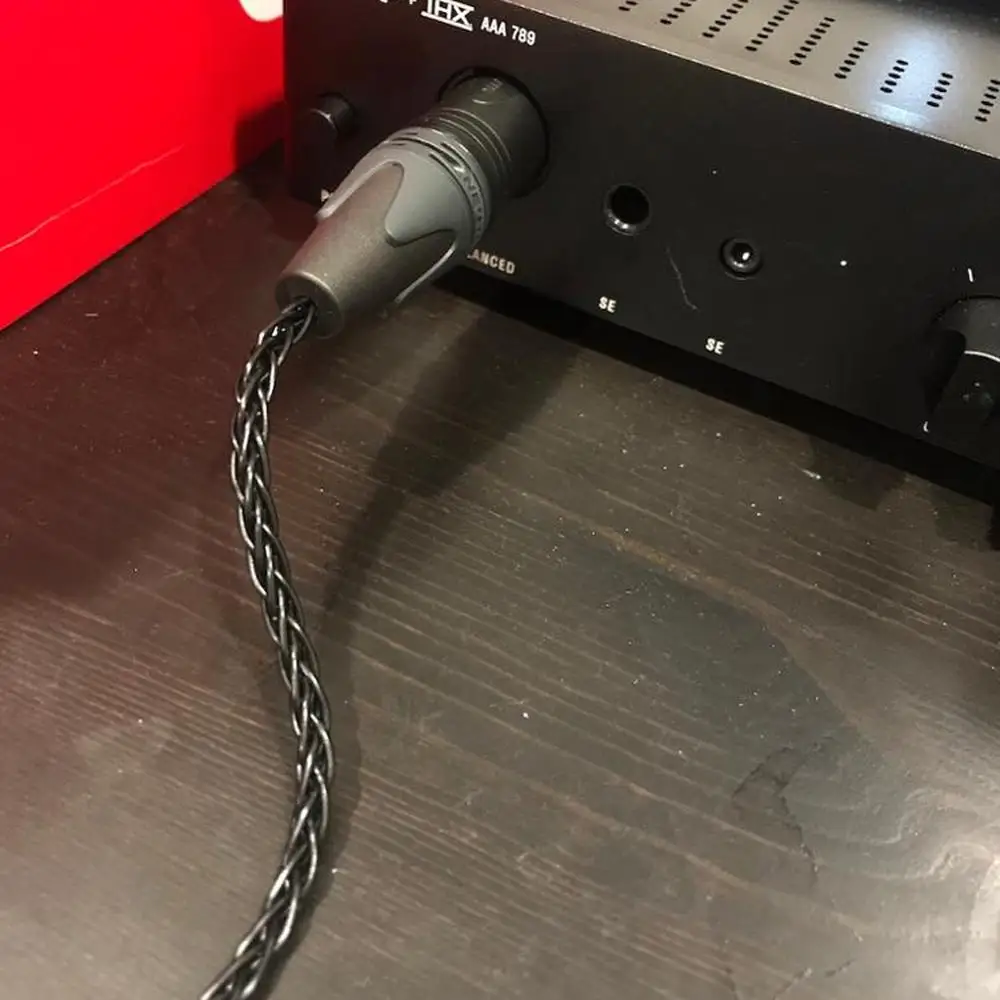 Cavo di aggiornamento per cuffie bilanciato maschio XLR a 4 pin top-hifi fai-da-te per HD600 HD650 HD525 HD545 HD565 HD580 HD6XX auricolari