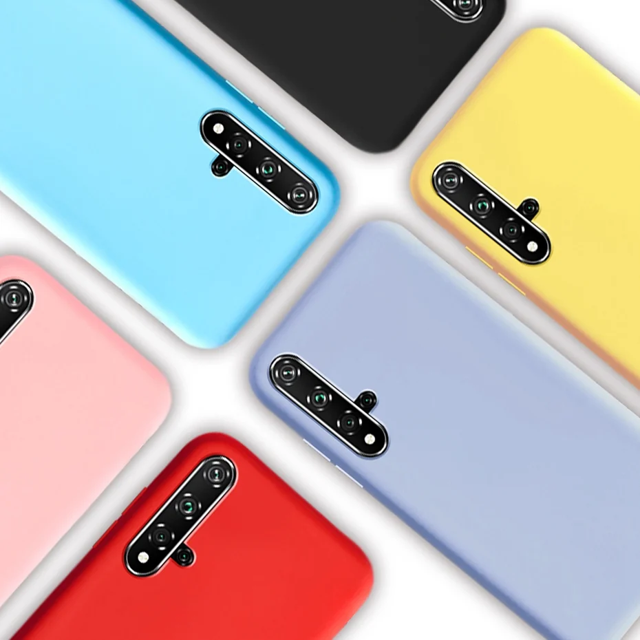 For Huawei Nova 5T Case Ultra Thin Back Protective bumper Soft TPU Silicon Cover Cases For Huawei Nova 5T Nova5t 5 t Case Fundas