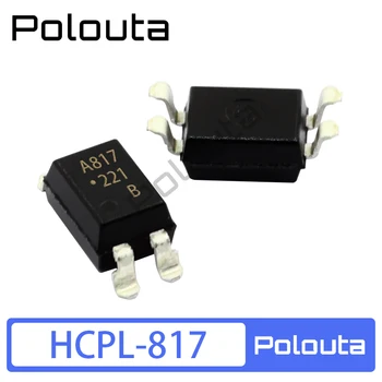 10Pcs Polouta HCPL-817 A817 SOP4 SMD Optocoupler-fototransistör çıkışı akustik bileşenleri kitleri Arduino Nano entegre devre