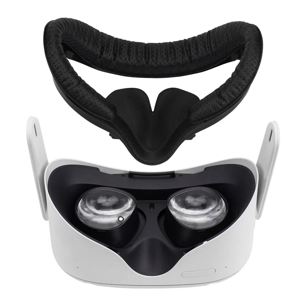 Upgrade PU Widened Face Pad Cushion Mask Cover Bracket Protective Mat Eye Pad For Oculus Quest 2 Dispositivos VR Accessories