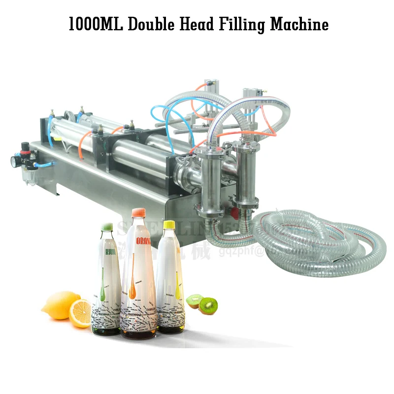 SHENLIN Disinfectant filling machine for liquid material pneumatic food filler semi-automatic cream filling machine 300ml