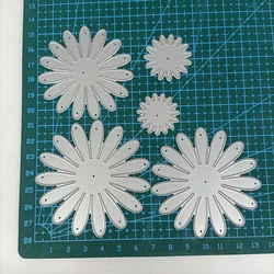 Metal Cutting Dies 3D Flower Frame DIY Stencil Scrapbooking Album Embossing Paper Card Making Decor 2021 Punch Template