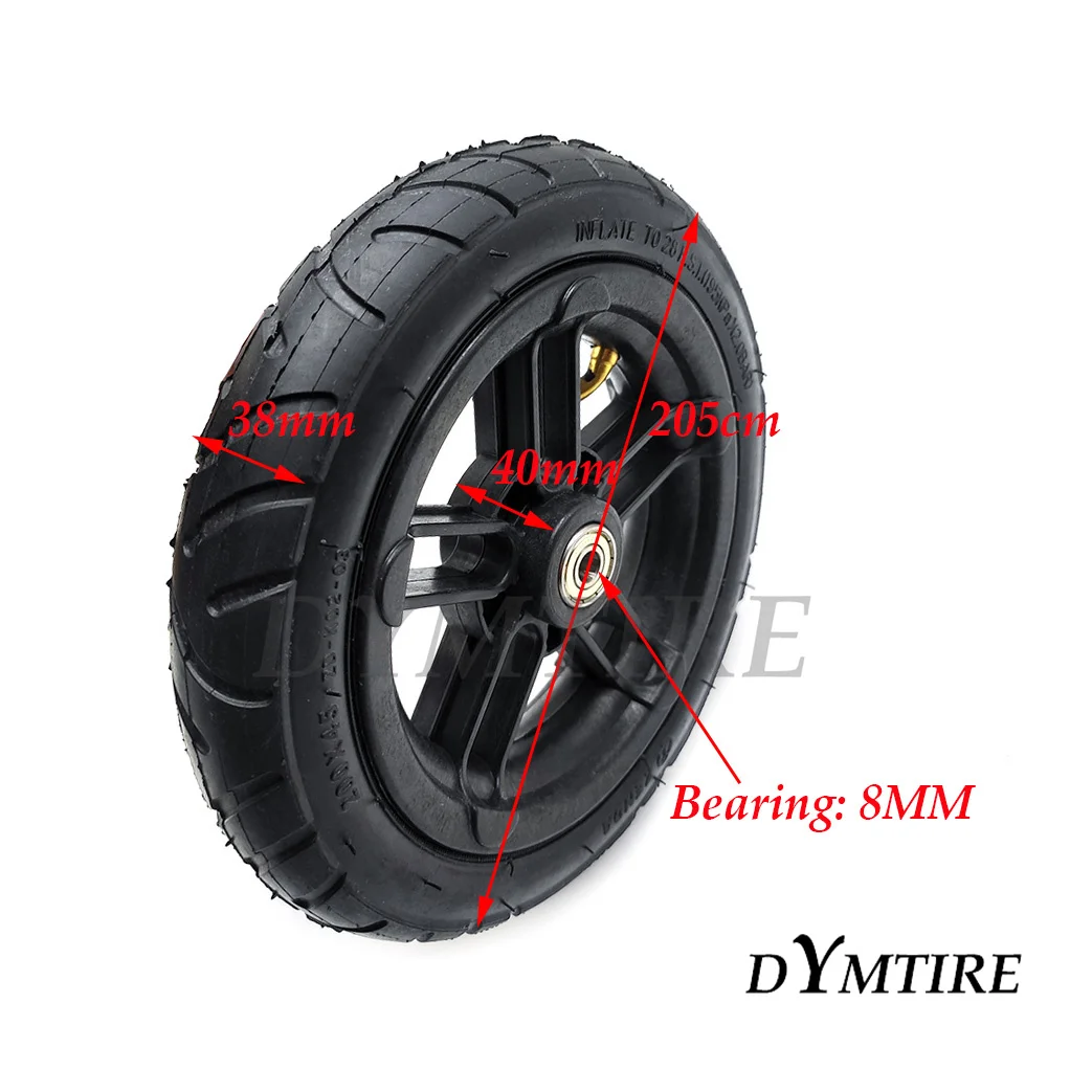 8 Inch 200X45 Wheel Pneumatic Tire Inner Tube Outer Tyre for E-TWOW Electric Scooter 8x1 1/4 General Parts