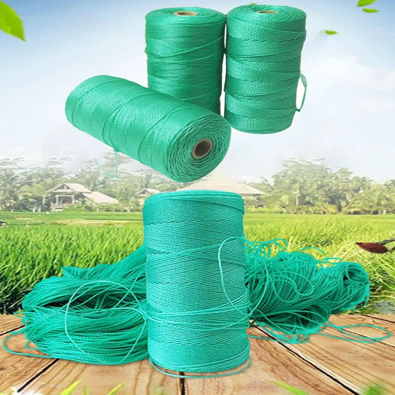 

Plastic Pull The Net Rope Greenhouse Hanging Vine Climbing Vine Packing Rope Tent Rope Binding Rope Gardening Rope Polyethylene