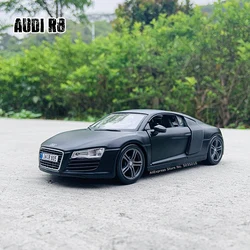 Maisto 1:24 Audi R8 sports car manufacturer authorized simulation alloy car model crafts decoration collection toy tools