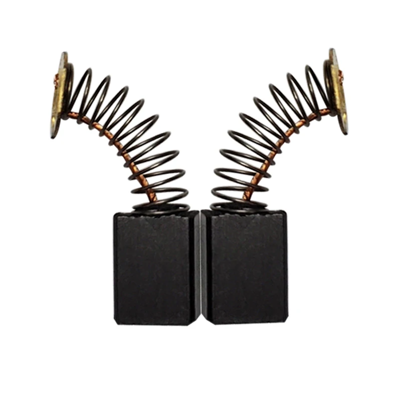 10 pezzi di ricambio per spazzole di carbone Mini trapano smerigliatrice elettrica di ricambio per motori elettrici utensile rotante 6x9 x12mm