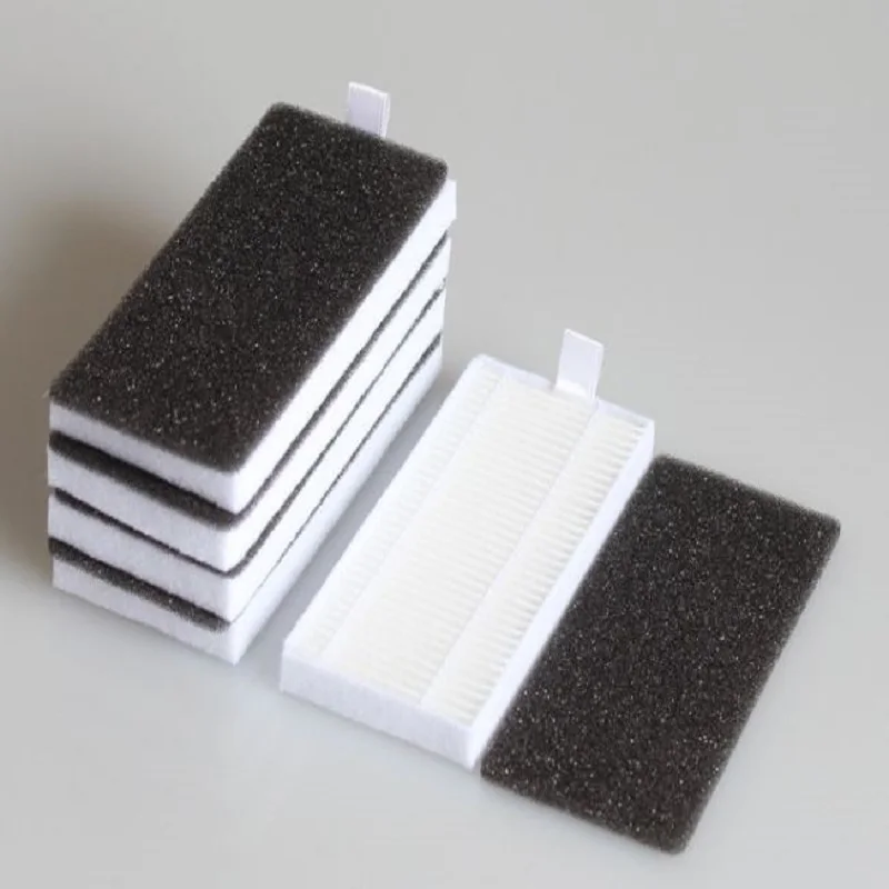 5x Hepa Filter +5x Sponges for Cecotec Conga 990 5040 EXVAC660 Robotic Vacuum Cleaner Spare Parts