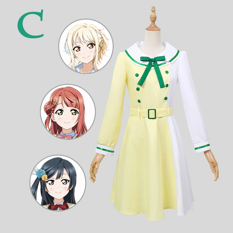 

Anime Love Nijigasaki School Idol Club Tennouji Rina Uehara Ayumu Cosplay Live Costume Custom Made