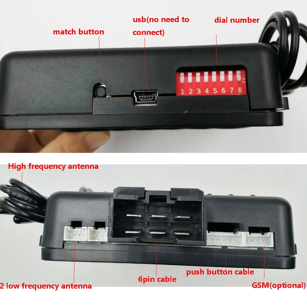 For TOYOTA Hiace Upgrade Car Engine Push Start Remote Starter Keyless Entry System Module Car Accessories