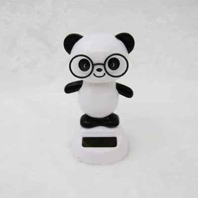 Solar Toy Hot Car Pendants Dolls Solar Ornaments Swing Flowers Unisex Plastic Electronic Science Battery Operated 2021