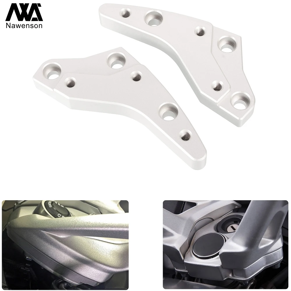 

Motorcycle Handlebar Riser Relocation Mounts Aluminum Extension Bracket Kit for K1600GT/GTL 2012-2019