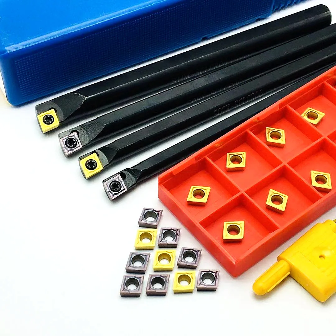 S08K-SCLCR06 S06K S07K S08K S10K S12M 95 degree turning tool holder boring bar +10PCS CCMT060204 carbide tool CCMT060204 VP15TF