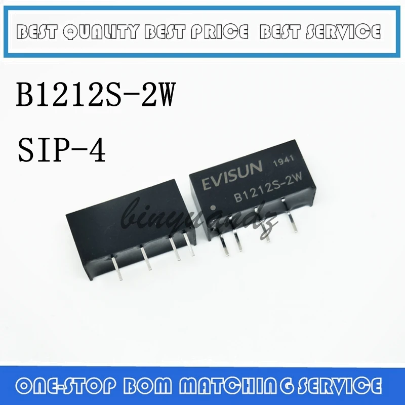 

2PCS B1212S-2W DC-DC Power Module 12-12V B1212S-2W