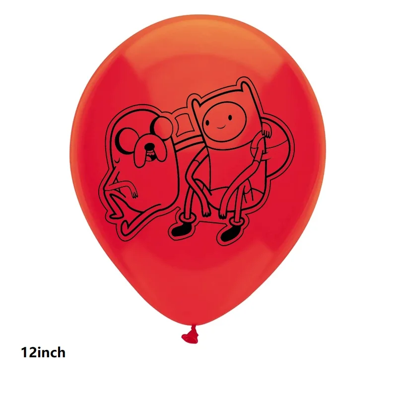 10 قطعة/الوحدة مغامرة الوقت مع الفنلندي وجيك 12 بوصة بالونات اللاتكس أنيمي الاطفال الحسنات تأثيري الكرتون بالون ديكور حفلة عيد ميلاد