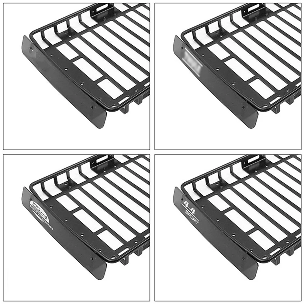 For MST JIMNY “KK” RC Crawler Car Metal Roof Luggage Rack Frame With Back Light Upgrade Kits Toy Accessories