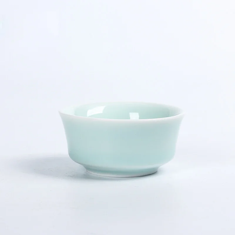 مجموعة شاي سيلادون مينغ كوب جي كيلن كونغ فو، وعاء شاي، كوب رئيسي، كوب شاي صغير من السيراميك، كوب فردي، رقم YZ18