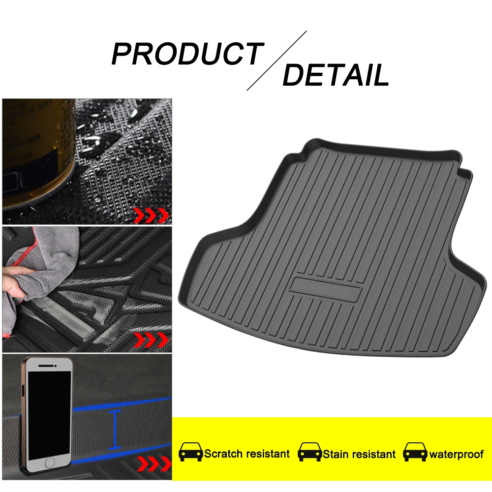 For Audi A3 A5 Q5 Q3 S4 Q8 Q7 2020 Car Trunk Protector Mat Rear Trunk Liner Cargo Floor Tray Carpet Guard Protector Accessories