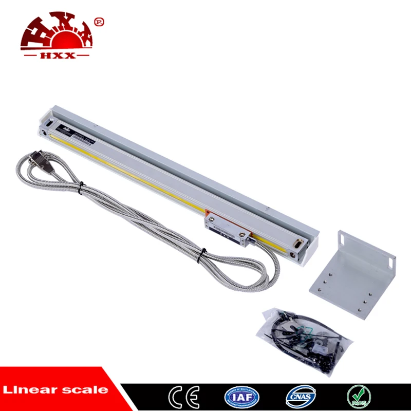 HXX Factory Best price High Precision Linear Scale 5um Linear Encoder 100 200 300 400 500mm Linear Ruler for Dro Lathe