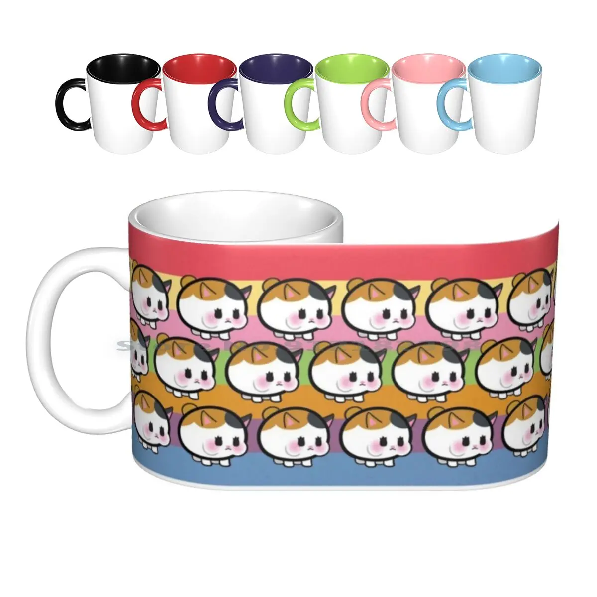 Fat Cat Ffxiv Ceramic Mugs Coffee Cups Milk Tea Mug Fat Cat Ffxiv Ff14 Final Fantasy 14 Video Games Cute Kawaii Illustration