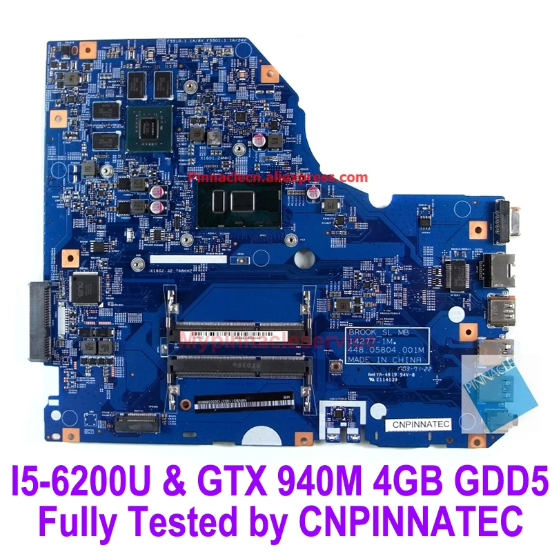 Placa-mãe para Acer Asus E5773g Asus Aspmate P278 448.05804.001m Gt940m 142771m Nbvbs11003 Nbg2c11005