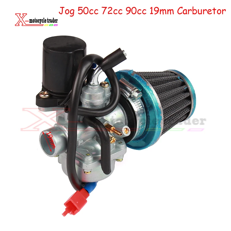 

1PE40QMB Jog 50/72/90cc 19mm Carburetor Air filter ewith electric choke for Minarelli 2 stroke 1E40QMB Scooter Moped Carb PZ19J