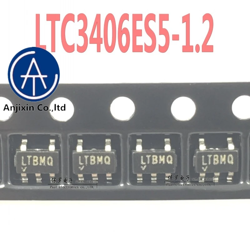 10Pcs 100% เดิมและใหม่ Switching Regulator LTC3406ES5-1.2 LTC3406-1.2ผ้าไหมหน้าจอ LTBMQ SOT23-5ต้นฉบับสต็อก