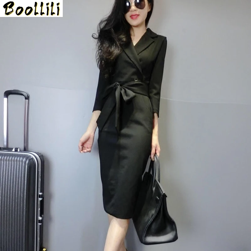 

Autumn Dress Spring for Women Vintage Office Black Dress Women Clothes 2023 Ladies Dress Korean Dress Elegant Vestidos