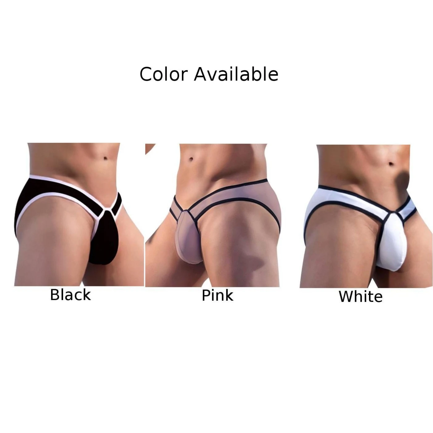 Men Sexy Breathable Modal Low-waist U-convex Underwear Briefs Underpants Boy Sissy Gays Clothes Lingerie Inmitate Panties Males