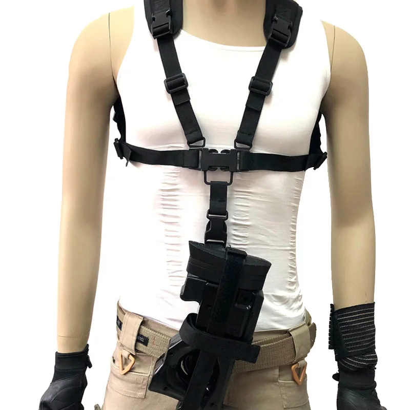 Ajustável tático militar rifle sling com caça acessórios 1000d náilon liberação rápida pistola de ar cor bola arma corda