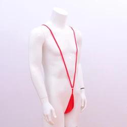 Men's V Sling Stretch Mankini Underwear Borat Swimsuits Suspender Bodysuit Sexy Y-shaped mankini swimsuit thong Exotic underwear