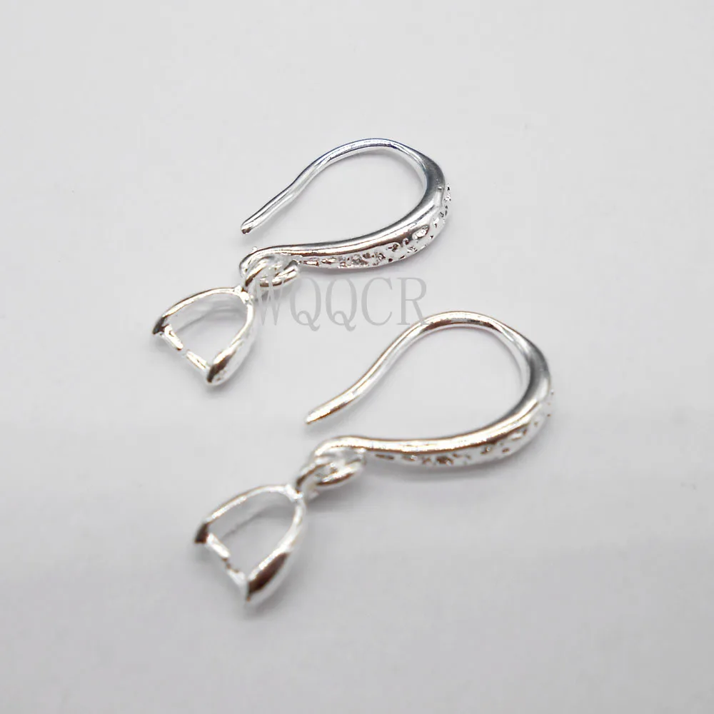 10X veel sieraden bevindingen 925 sterling zilver DIY sieraden maken oorbellen mat oppervlak clip haken oorbel maken benodigdheden