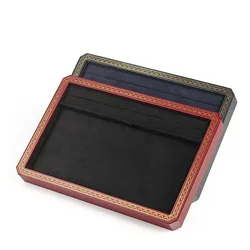 Plateau de présentation de bijoux de luxe, 320x215x30mm, présentoir pour bagues et bracelets de bijouterie de Boutique pour voir la palette