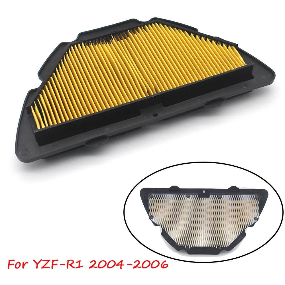 

Motorcycle Replacement Air Intake Filter Cleaner Element Motorbike Air Filter For Yamaha YZF-R1 YZF R1 YZFR1 2004-2006