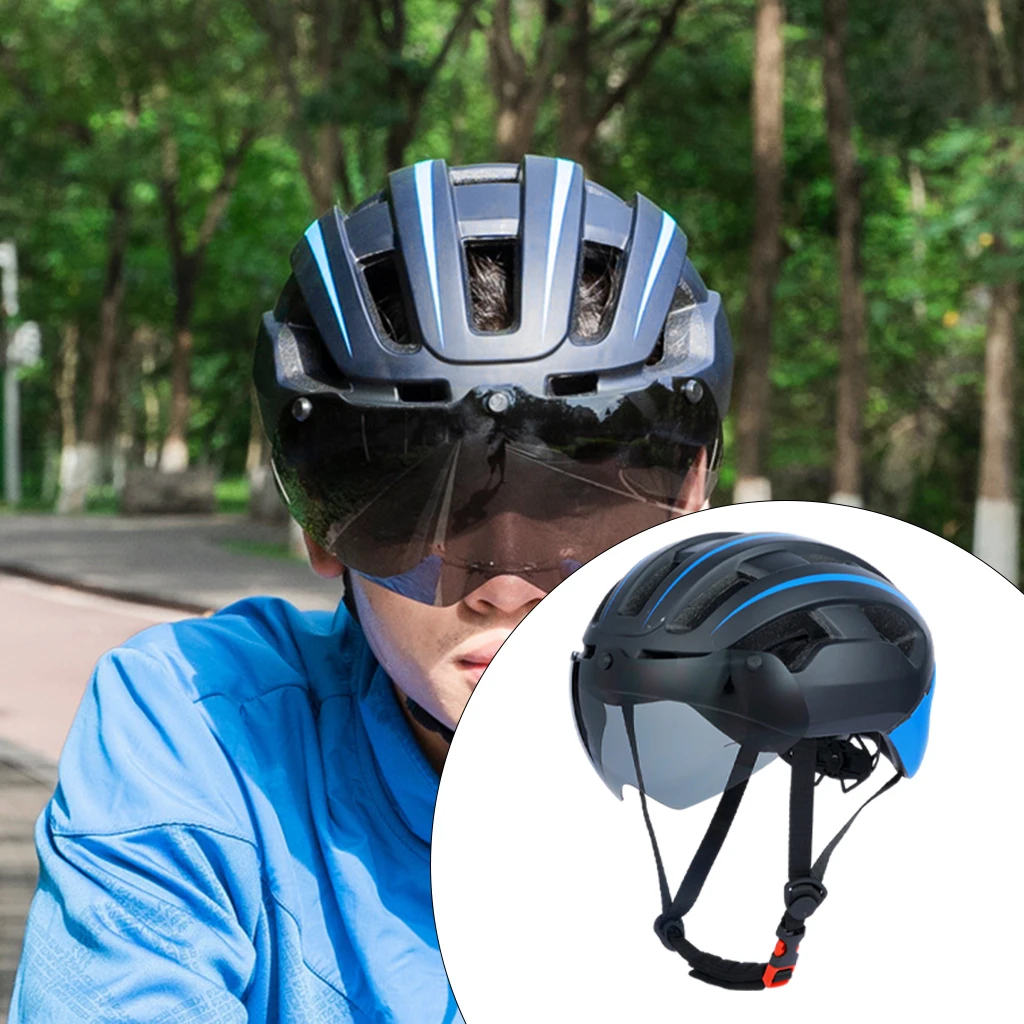 Cycling Bicycle Bike Helmet Bike Safety Hat Motorcycle Half Helmet Moto Electric Bike Adult With Visor Taillight Shockproof