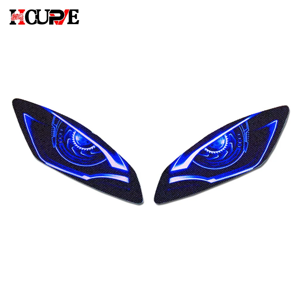 Motorcycle 3D Front Fairing Headlight Sticker Guard Head Light Stickers Decal For YAMAHA YZF-R6 YZFR6 YZF R6 2006-2016