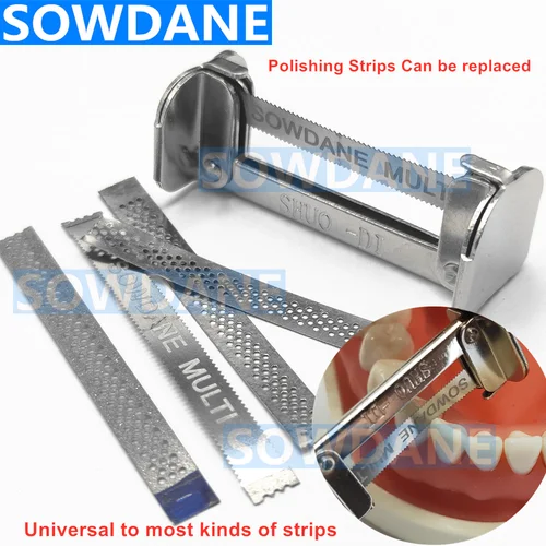 Tratamiento de reducción de esmalte interproximal de ortodoncia Dental, herramienta de Material de pulido de reducción de esmalte, blanqueamiento Dental