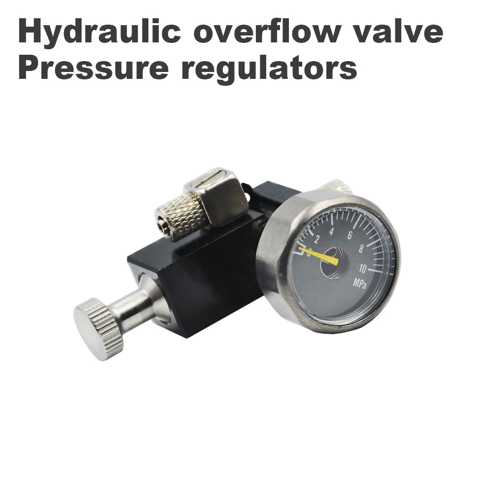 Nowy hydrauliczny zawór przelewowy metalowe regulatory ciśnienia CNC do 1/12 koparka RC spychacz przyczepa samochodowa DIY części