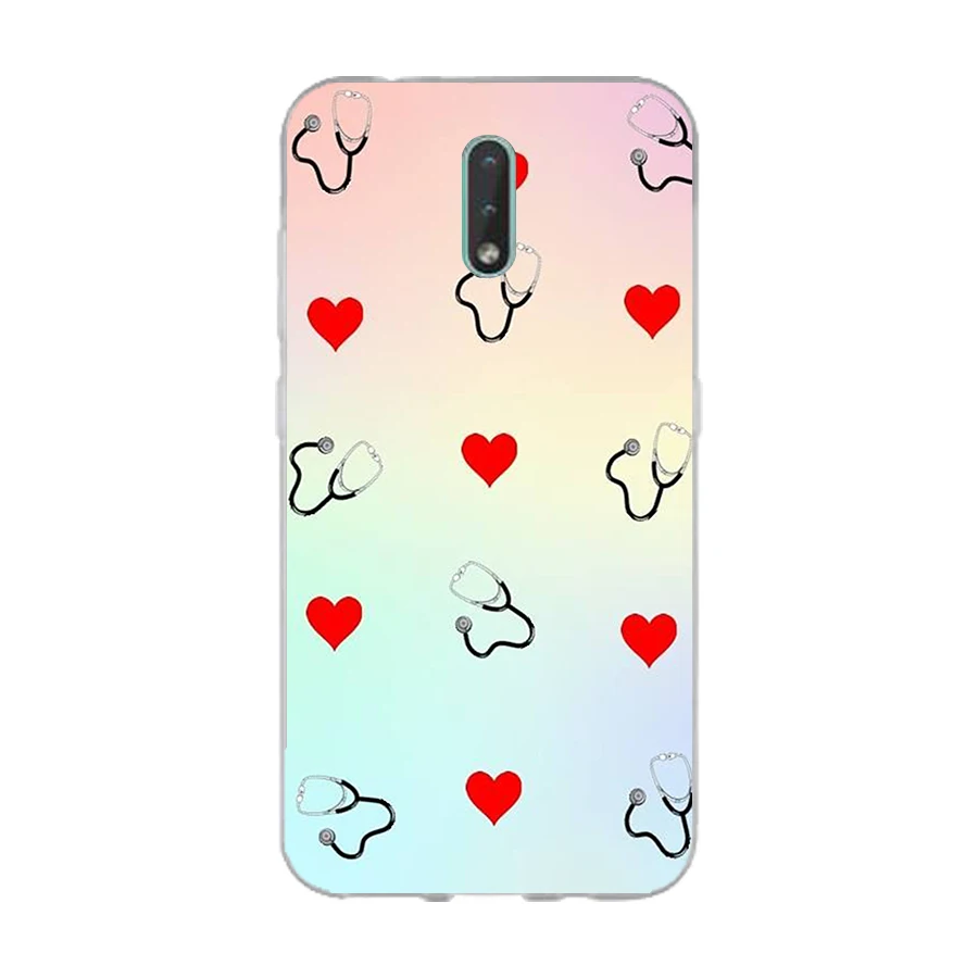 022Cartoon Medicine Nurse Doctor Dentist gift Soft Silicone Tpu Cover phone Case for Nokia 2.1 2.3 3 3.1 4.2 5 5.1 Plus 7.2 6 8