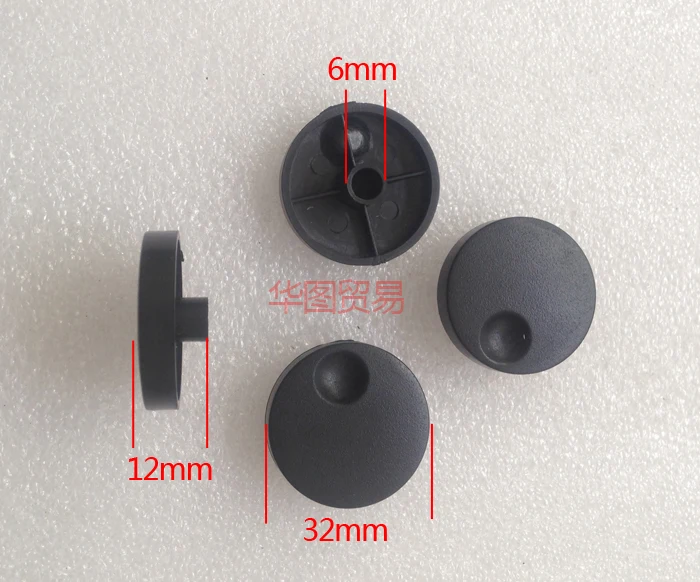 3pcs 148 potentiometer encoder band switch plastic knob caps 32*12MM D-axis / half-axis flower shaft hole adjustment cap