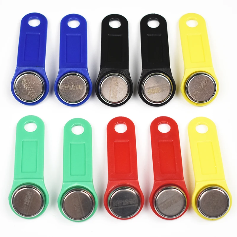 5pcs/Lot Rewritable RFID Touch Memory Key, RW1990 IButton,Copy Card, Sauna Key