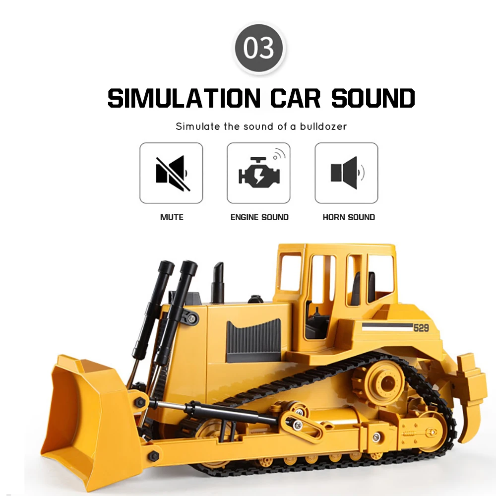 RC Truck Excavator Remote Control Car Machine caterpillar Radio controlled Engineering Construction vehicle tractor toys boys