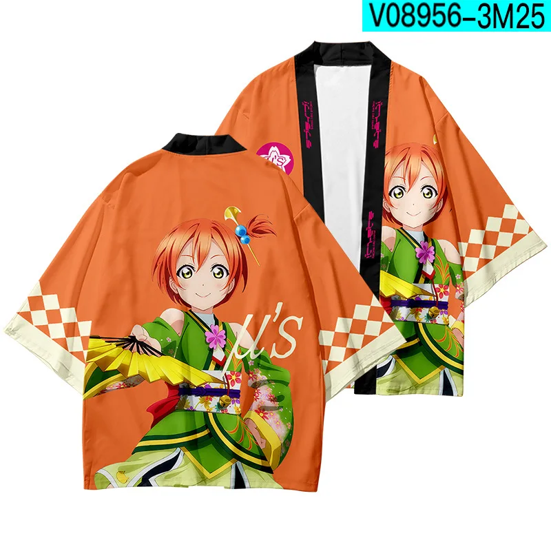 Anime Love Live Nozomi Tojo Cosplay Costume Haori Japanese Kimono Cardigan Shirt Harajuku Jackets Halloween Party for Men Women