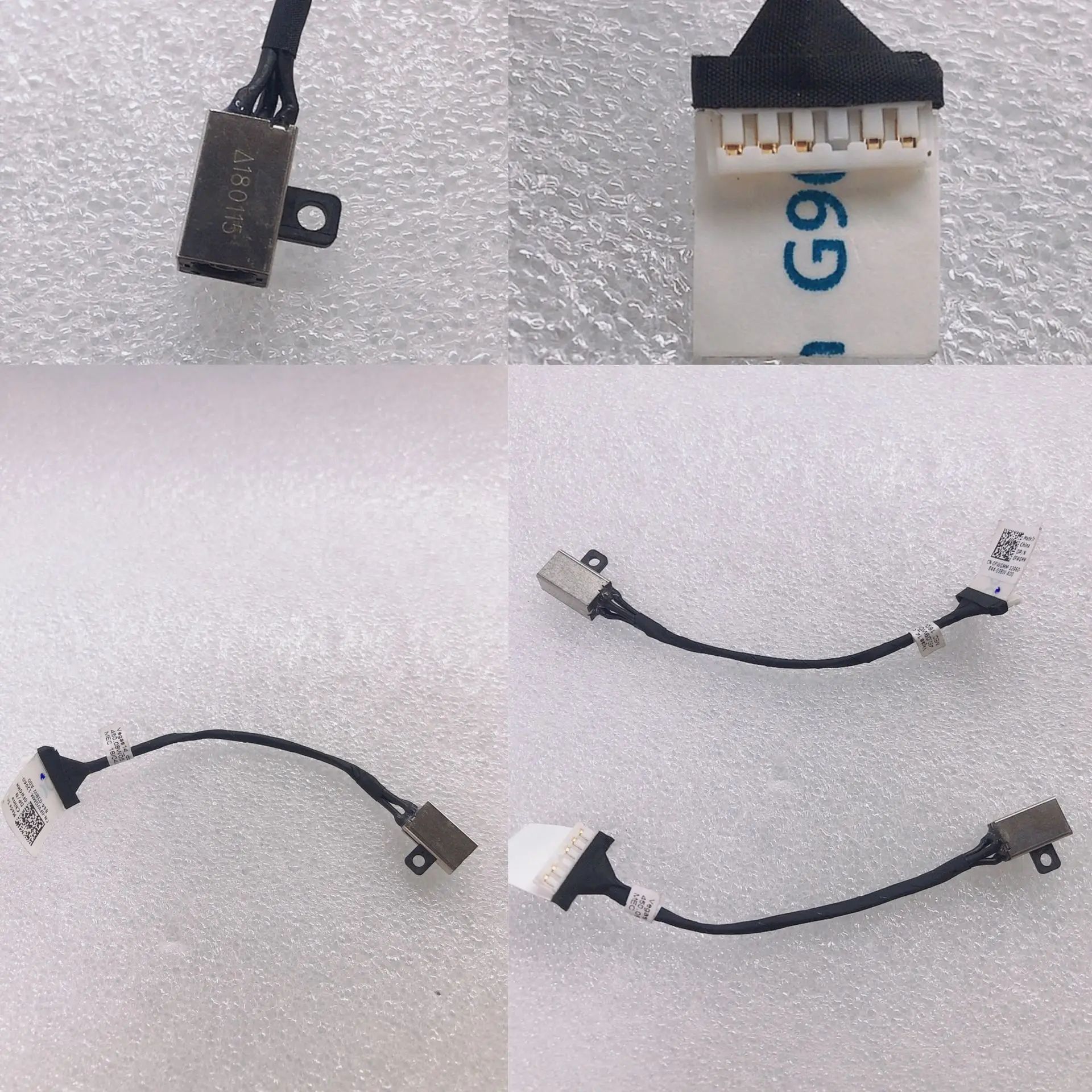 Fwgmm 0fwgmm portátil dc power jack cabo conector para for dell vostro 14 3468 15 3568 inspiron 15 3567 3565 3576 450.09w05.