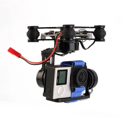 3 assi Brushless Gimbal Storm32 Controlller leggero FPV Gimbal plug and play per GoPro Hero 3 4 F450 F550 fotografia aerea