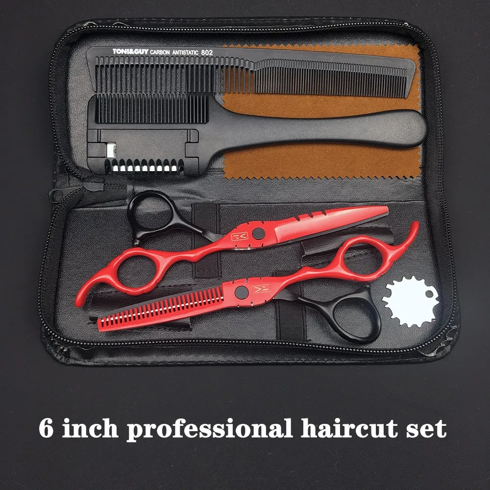 

Professional Hairdressing Scissors 6.0 Inch Japan Professional Hair Scissors Set Hair Cutting Shears Barber Scissor Cut Razor